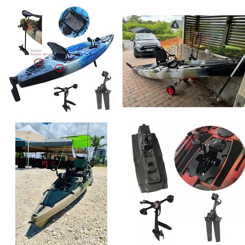 Fishing Kayak Sit In - Motor Eléctrico de Pedal Único para