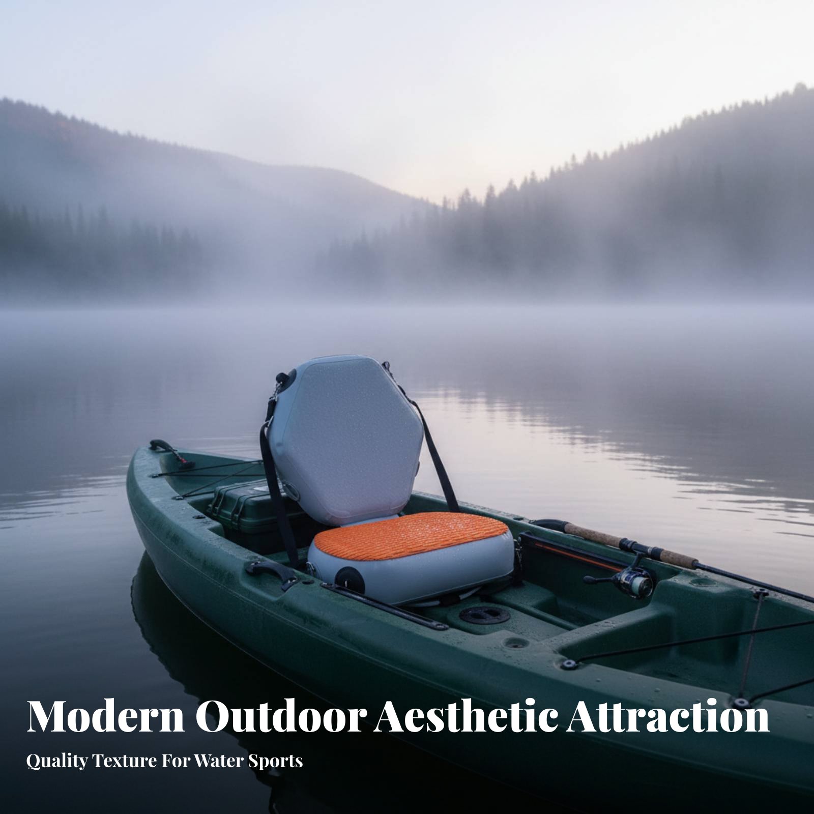 Fishing Kayak Paddle - Asiento inflable para kayak, resistente al