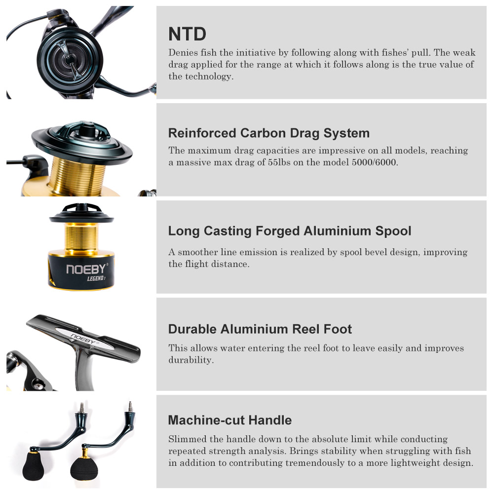 Carrete de pesca giratorio Noe - Daiwa Reel Bg reseña y precio