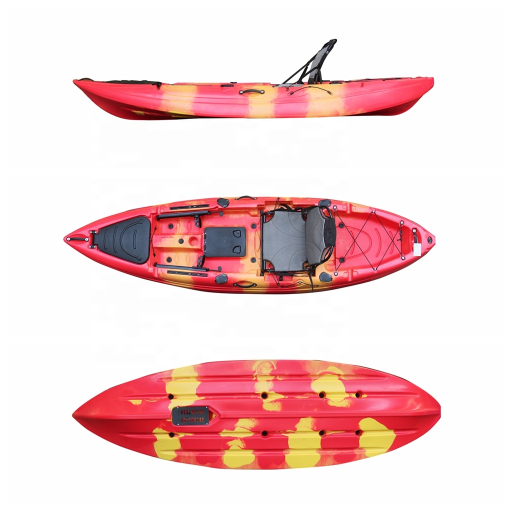 Kayak de plástico de catamarán - Fishing Kayak Sit In reseña y precio