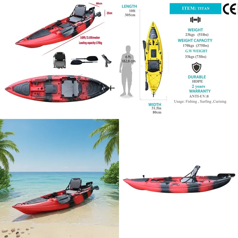 Kayak de Pesca con Asiento Ind - Fishing Kayak Paddle reseña y precio