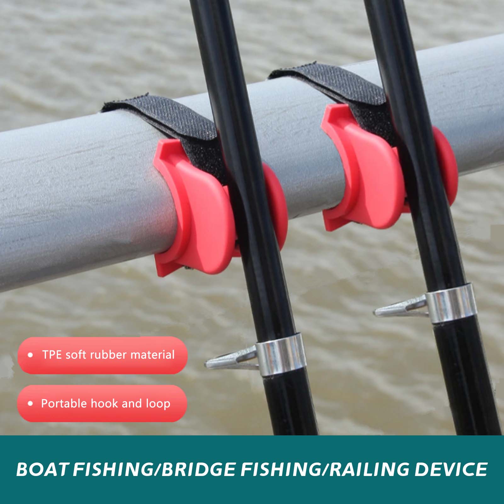 Soporte para Cañas de Pescar e - Fishing Kayak Rod Holder reseña y precio