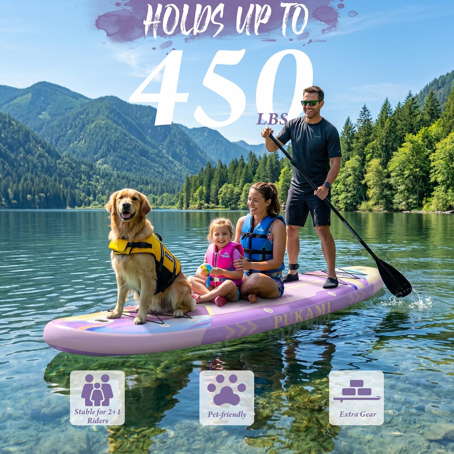 Tabla de paddle surf inflable  - Fishing Kayak Paddle reseña y precio