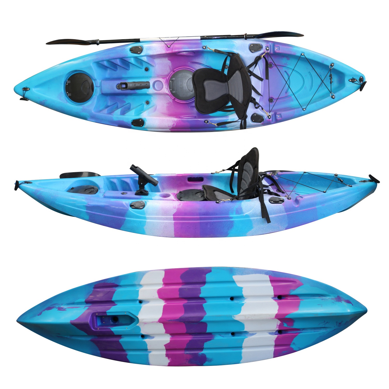 Kayak de Plástico Individual d - Fishing Kayak Sit In reseña y precio
